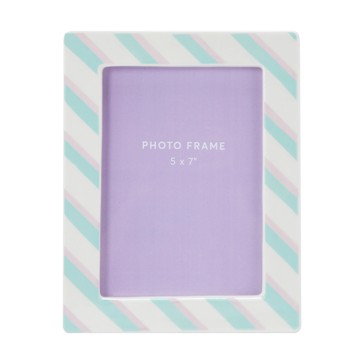5in. x 7in. Photo Frame, Stripe - Anko