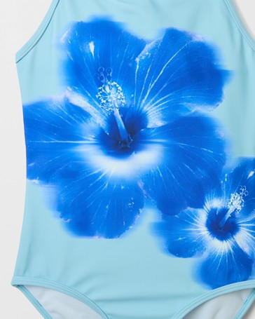 Sleeveless One Piece Swimsuit