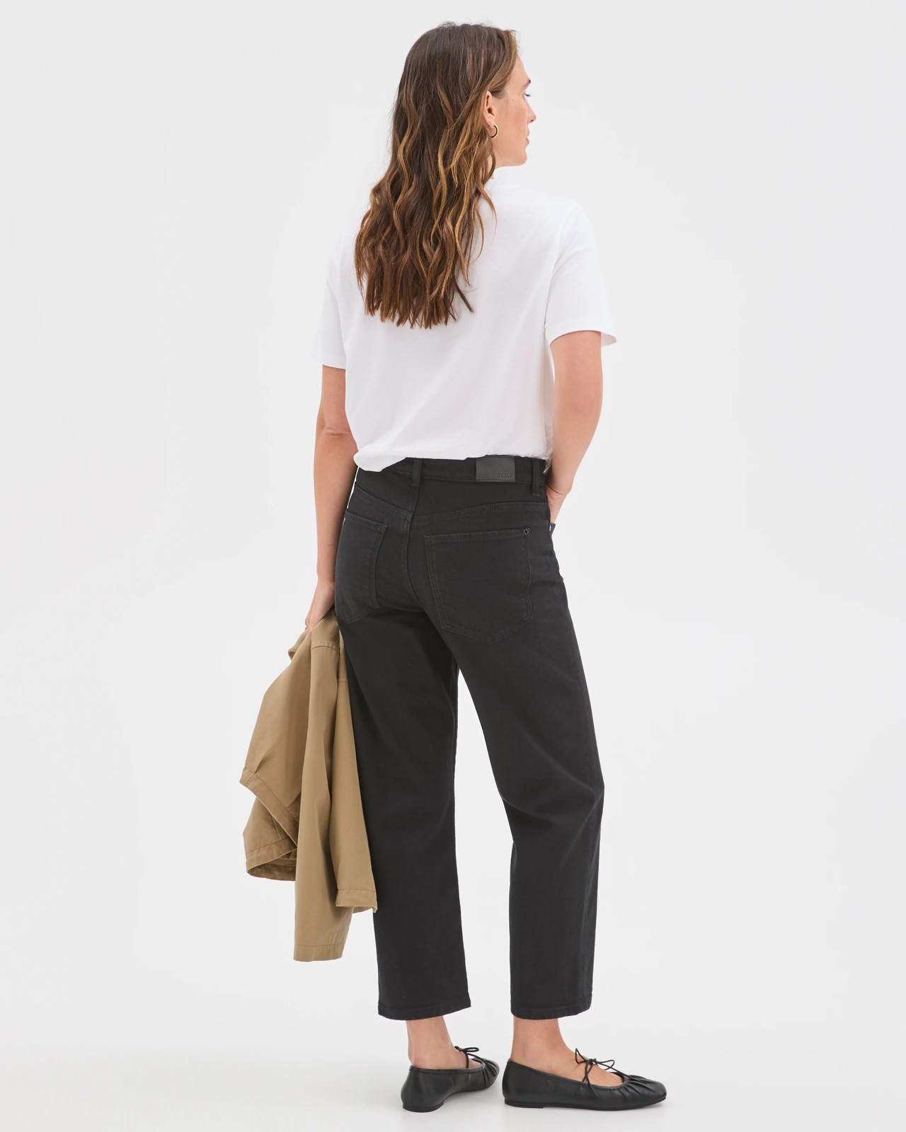 Straight Crop Denim Jeans 6 of 6