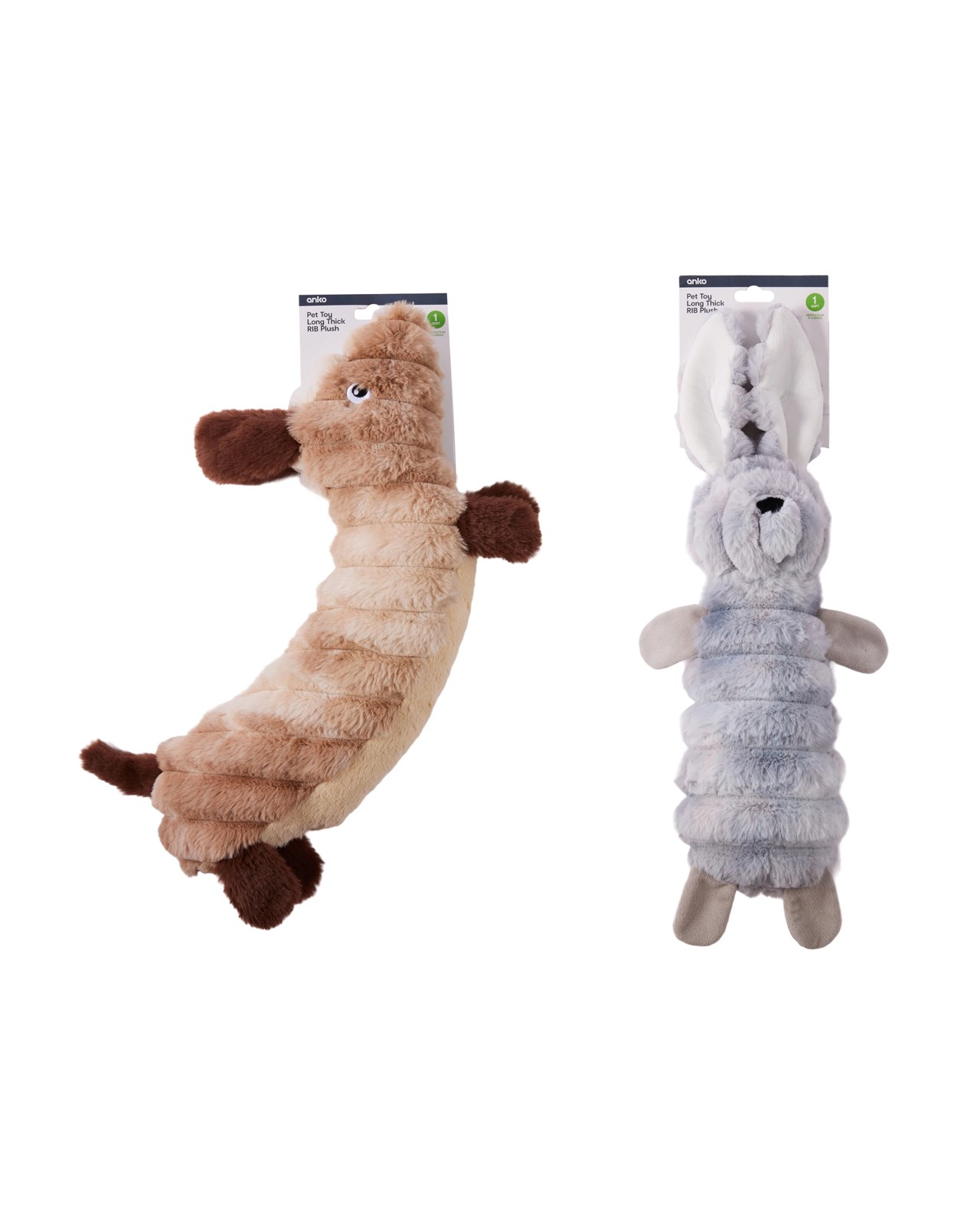 Anko Long Thick Rib Plush - Assorted 2 of 2