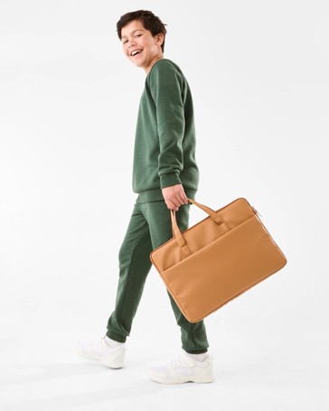 Anko 15in. Laptop PU Bag - Brown