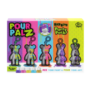 Pour Palz Keyring Paint Party Pack