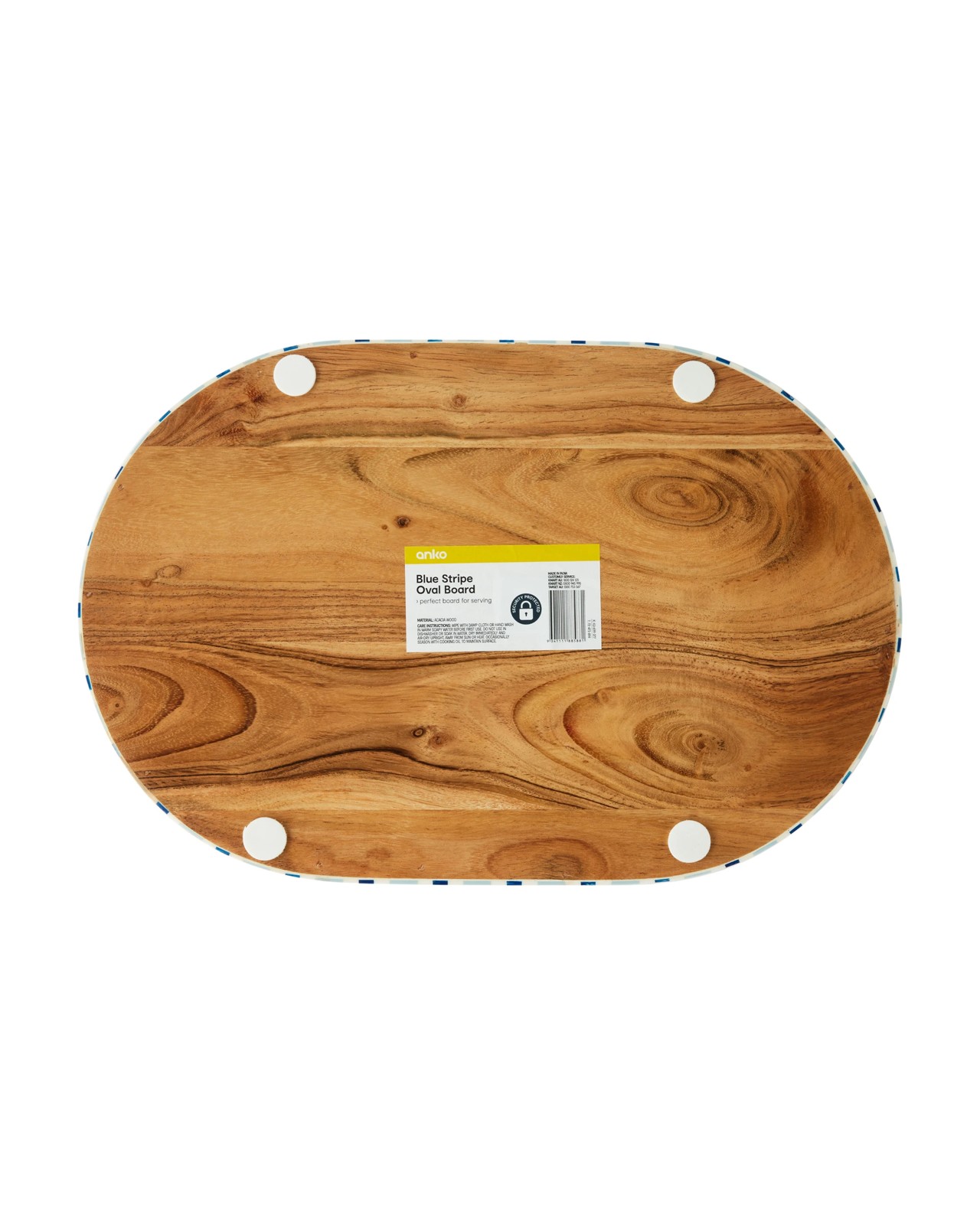 Anko Blue Stripe Oval Board 5 of 5
