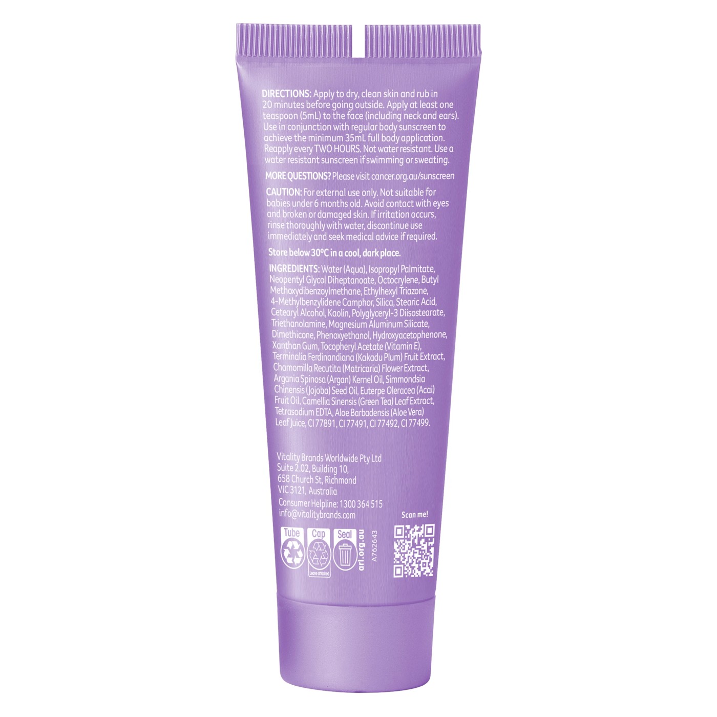 Cancer Council Nourishing SPF 50+ BB Cream 50ml - Light Tint, Kakadu Plum 2 of 6