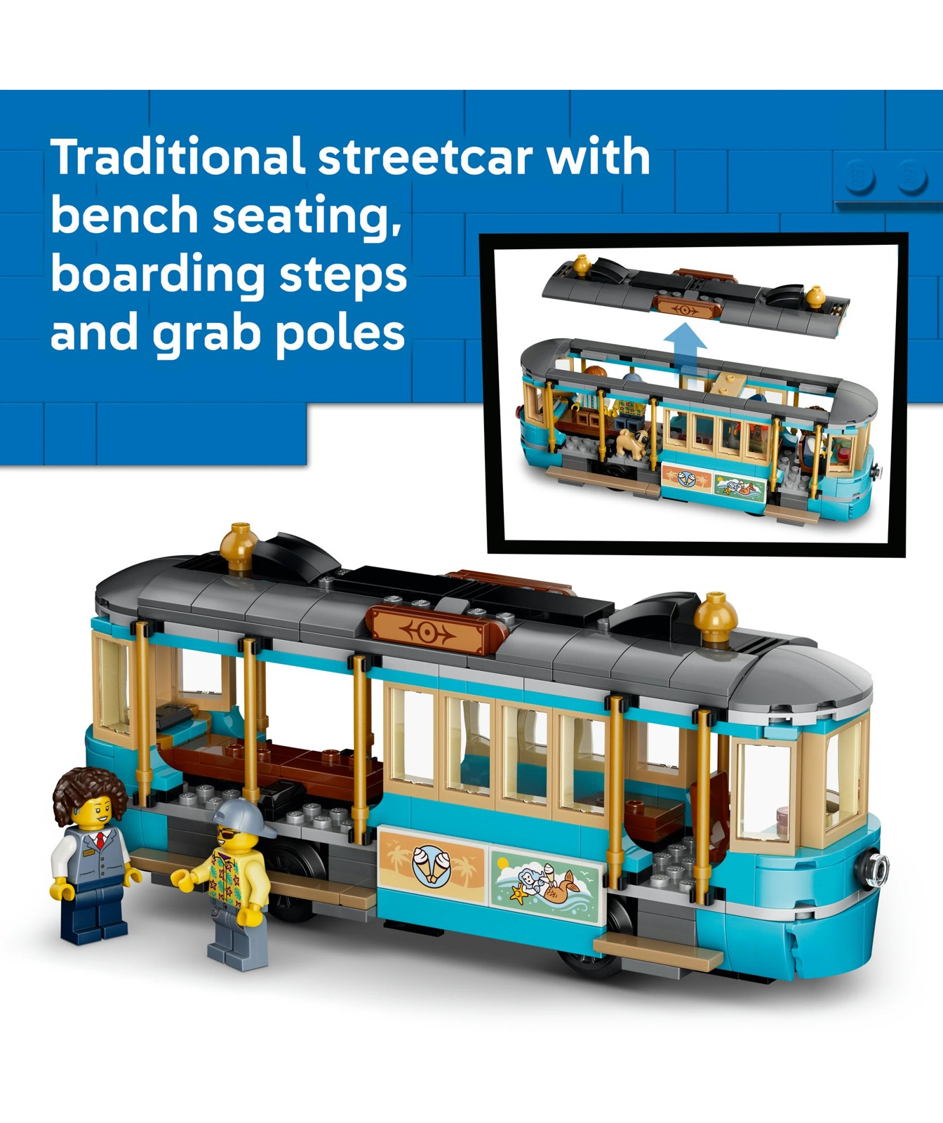 LEGO® City Classic Beach Tram 60506 3 of 5