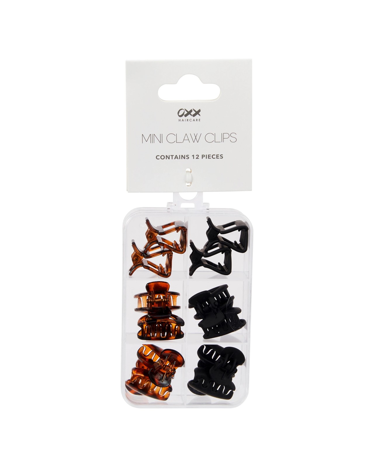 OXX Haircare 12 Piece Mini Claw Hair Clips 4 of 4