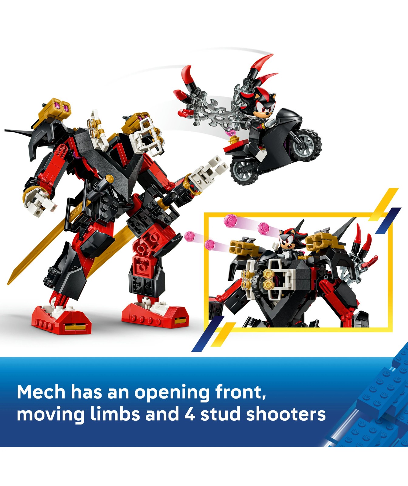 LEGO® Sonic the Hedgehog Shadow's Mech vs. G.U.N. Trooper 77120 3 of 5