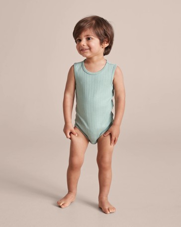 Baby Organic Cotton Pointelle Bodysuit