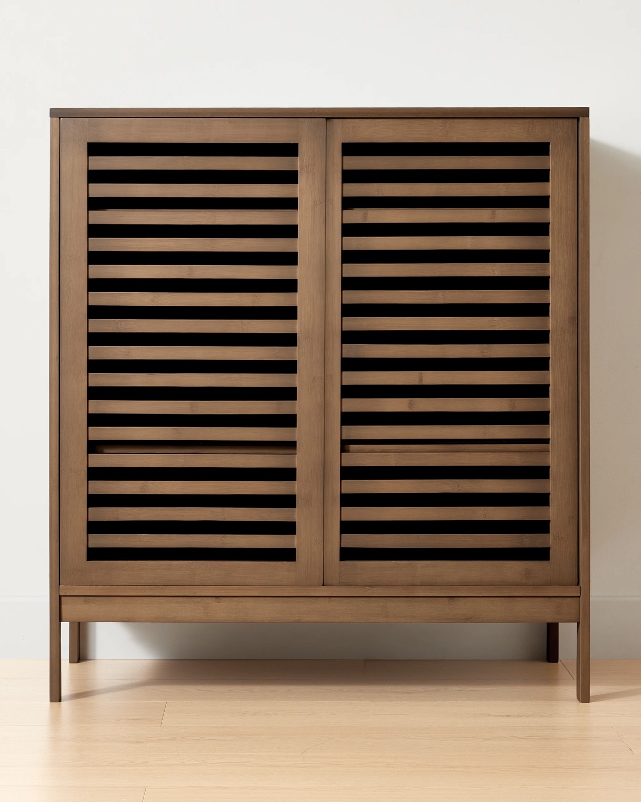 Anko Walnut Look Shoe Cabinet 3 of 6