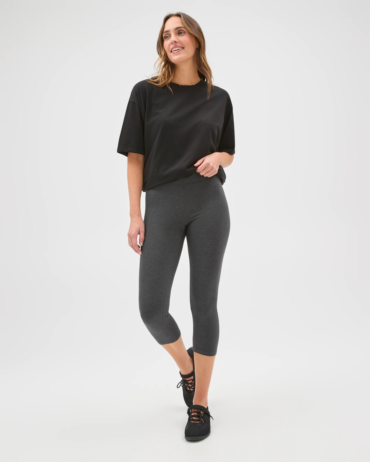 Australian Cotton 3/4 Length Leggings 4 of 6