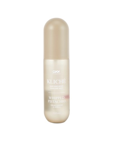 OXX Fragrance Multi Whipped Pistachio Hair and Body Perfume Mist 100ml, Cream- Almond and Vanilla