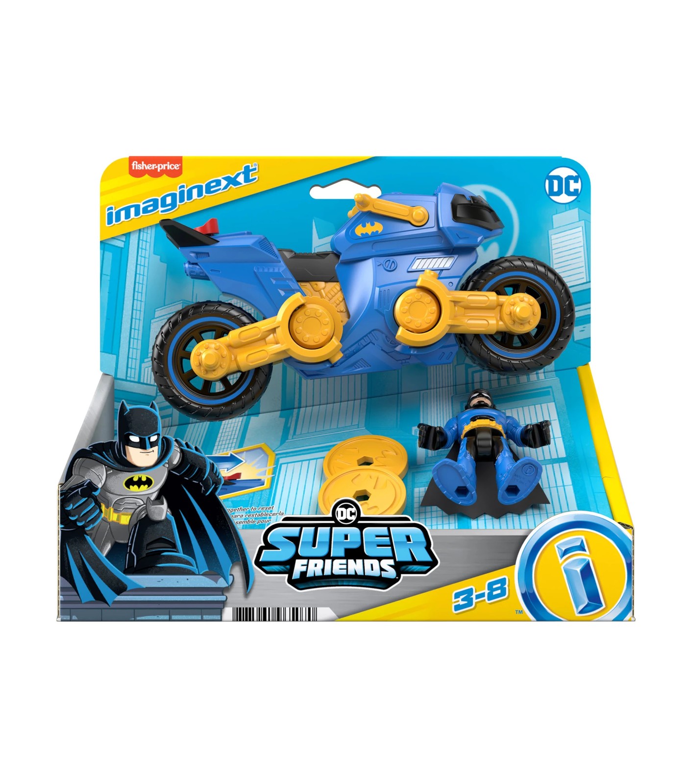 Imaginext sales batman batcycle