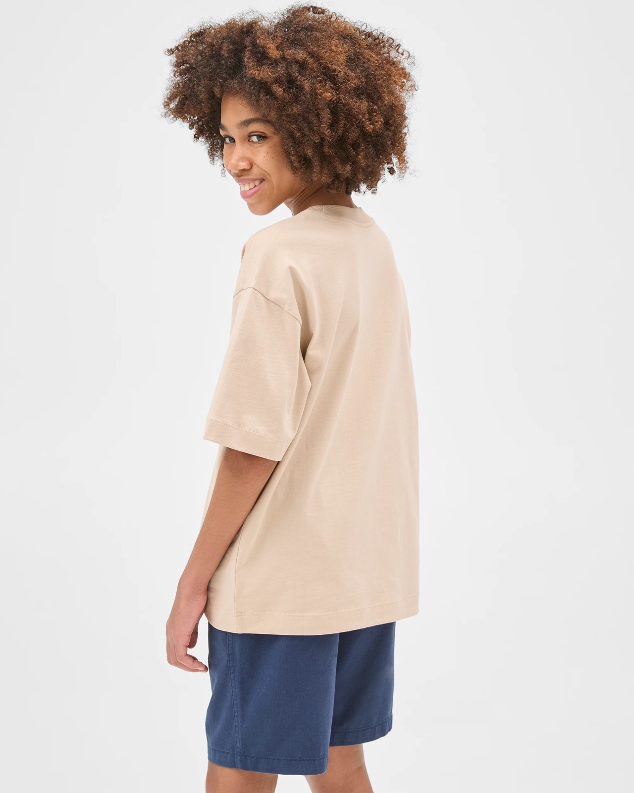 Australian Cotton Graphic Print T-Shirt - Brooklyn Neutral 4 of 6