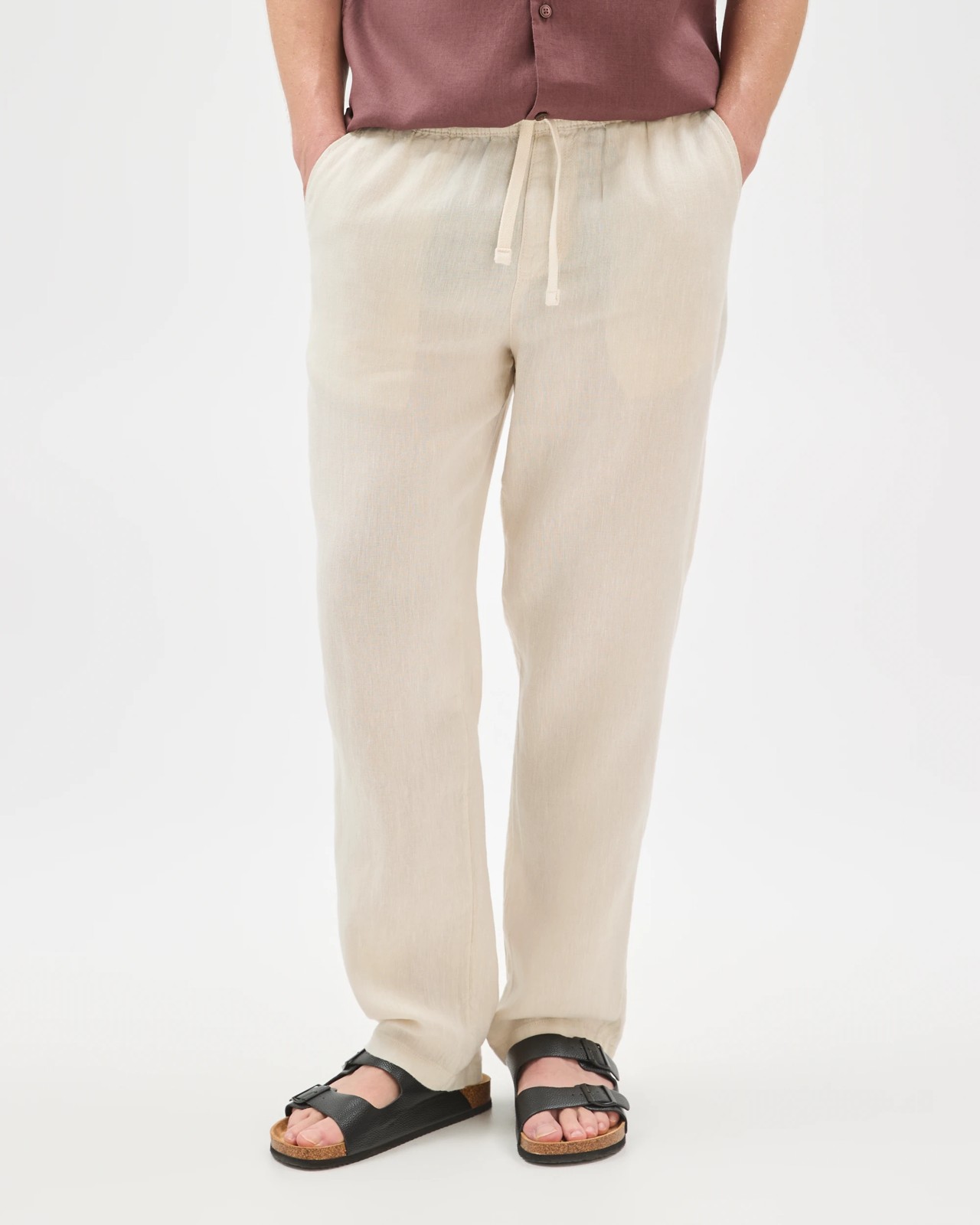 European Linen Full Length Pants 5 of 5