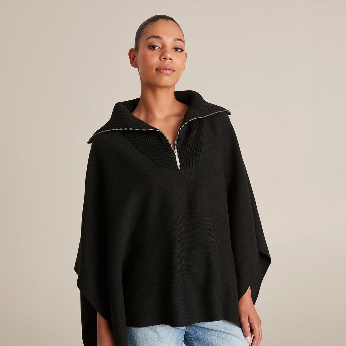 Zip Front Poncho Target Australia
