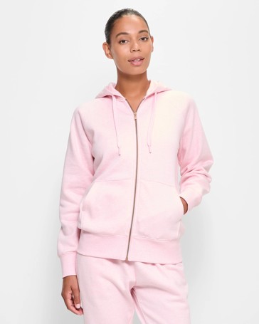 Active Fleece Zip Through Hoodie