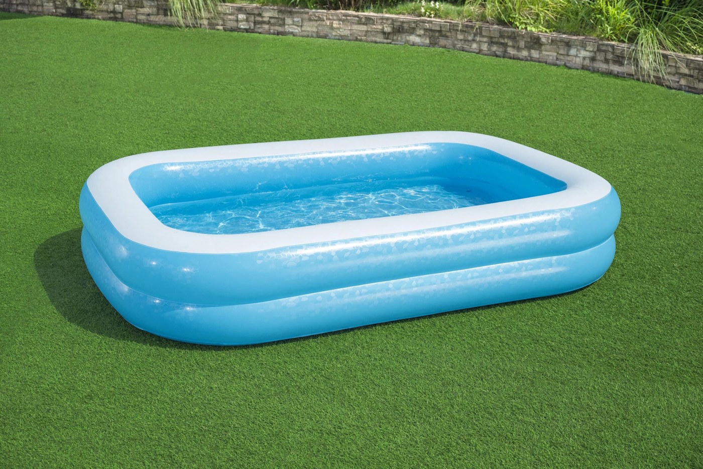 Bestway Inflatable Blue Rectangular Family Pool 4 of 6