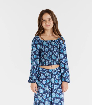 Piping Hot Paisley Top