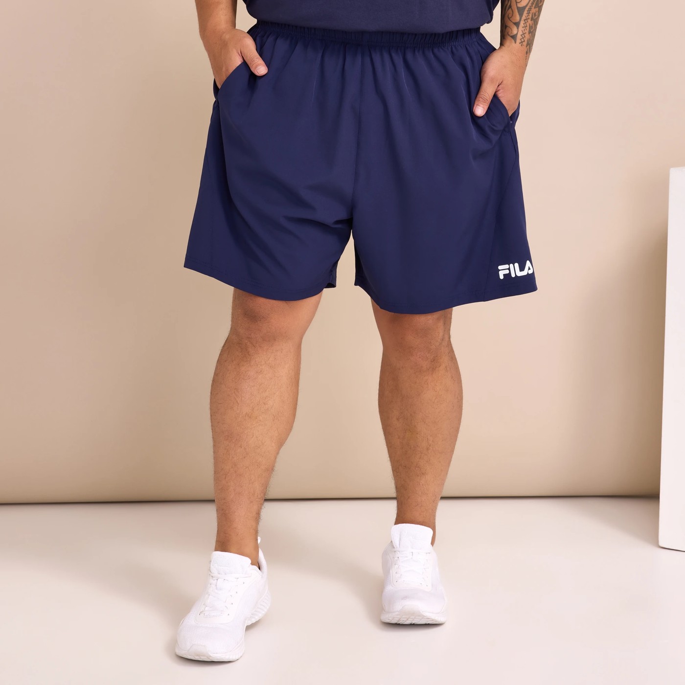 Fila Plus Judd Shorts Navy Blue Target Australia