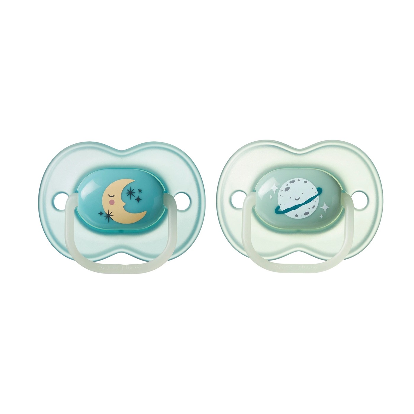 2 Pack Tommee Tippee Everyday Favourites Glow in the Dark Soother 2 of 2