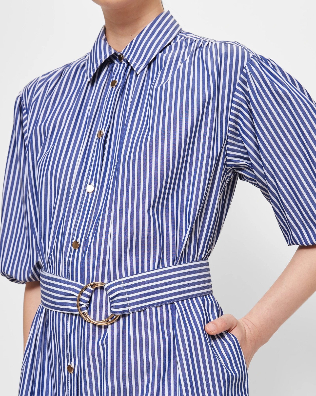 Shirt striped outlet dress