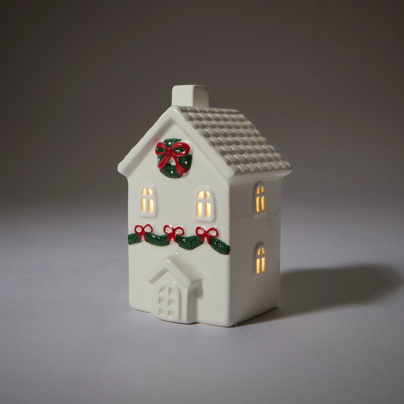 Anko 2 Pack Light Up Ceramic Houses 3 of 6