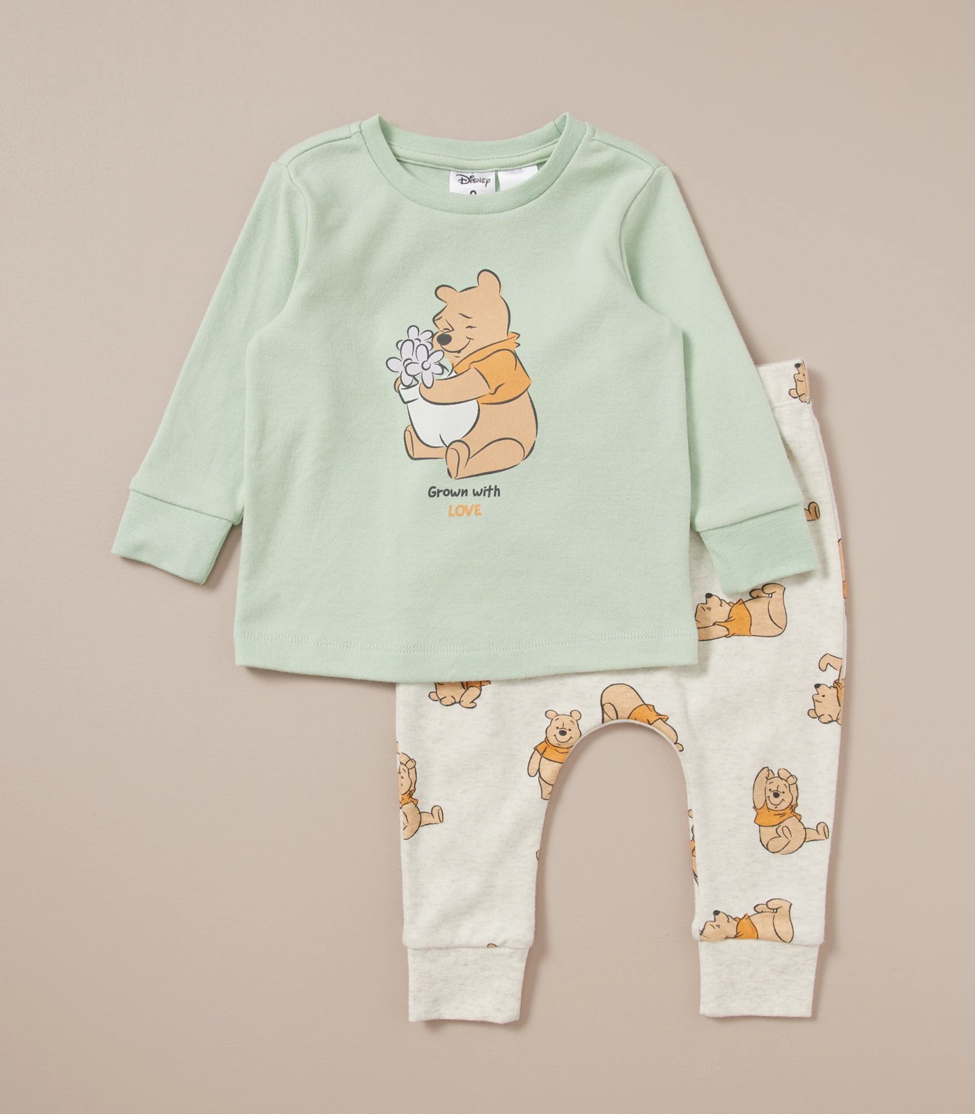 Baby Disney Winnie The Pooh Cotton Pyjama Set 3 of 5