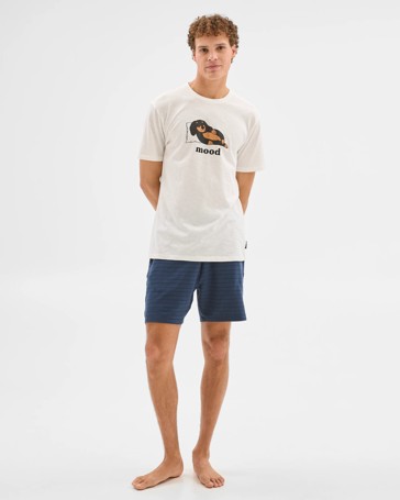 Australian Cotton Print Jersey Sleep T-Shirt - Maxx
