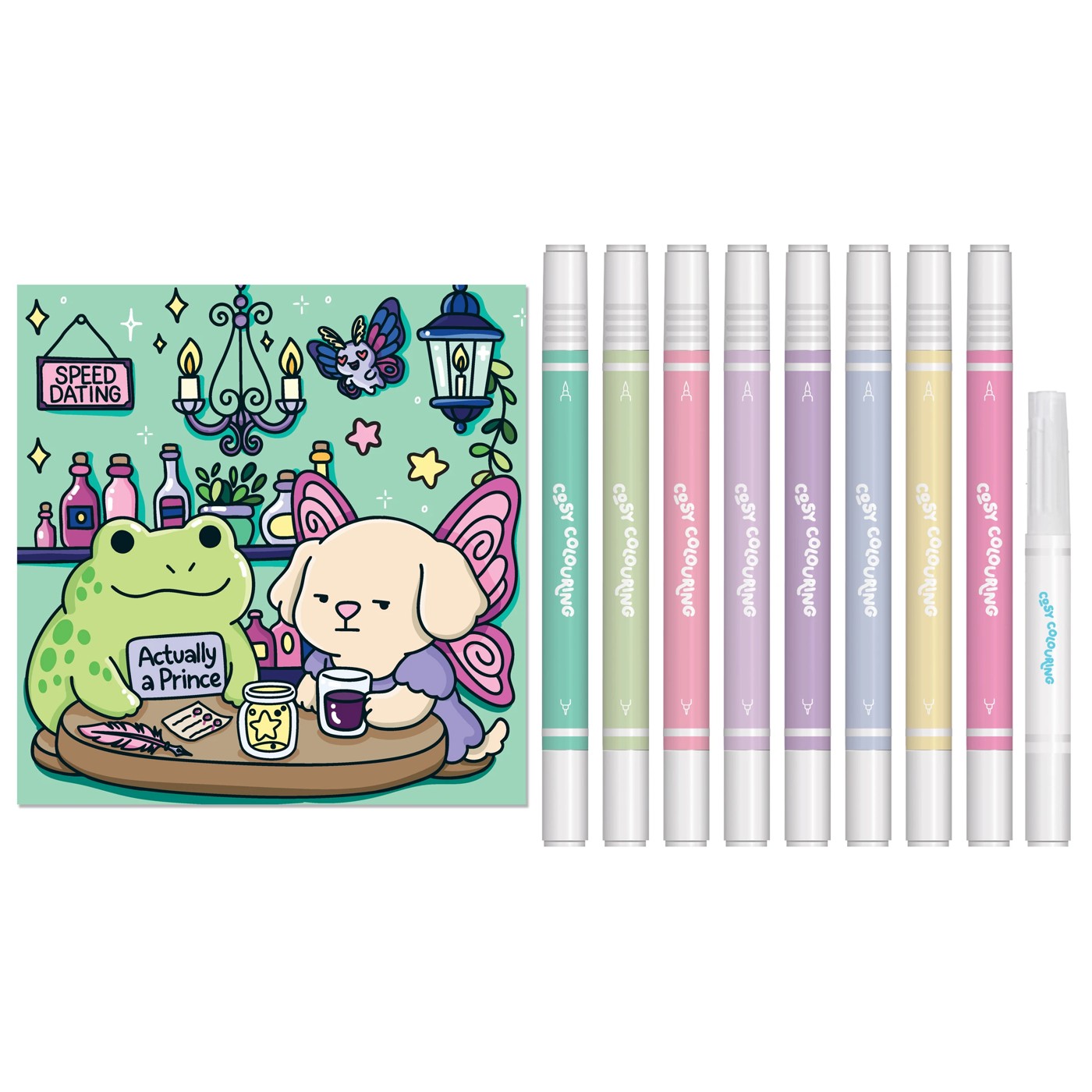 Art Maker Cosy Colouring Art Kit: Magic Happens - Book 3 of 4