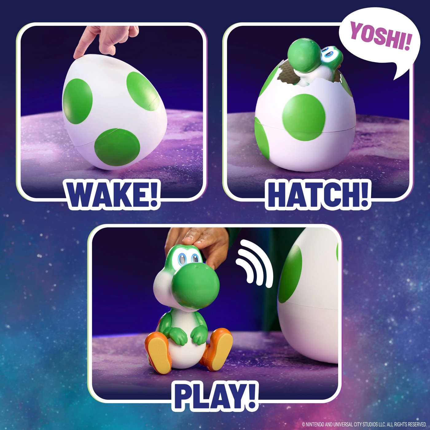 Nintendo x Illumination: The Super Mario Galaxy Movie Hatchin' Yoshi 3 of 5