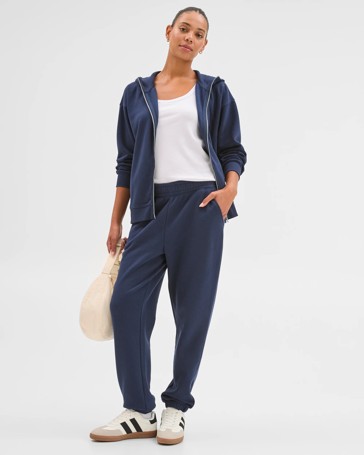 Active Australian Cotton Blend Fleece Trackpants