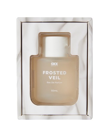 OXX Fragrance Frosted Veil Eau De Parfum 50ml, Brown Sugar - Vanilla and Sandalwood