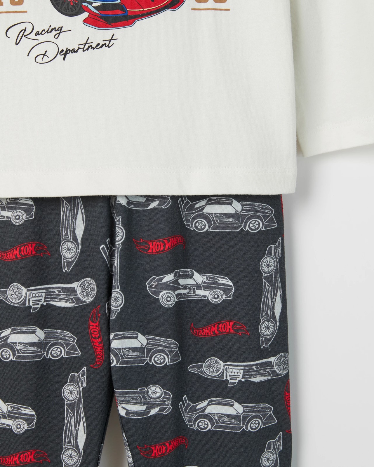 Hot Wheels Australian Cotton 2 Pack Younger Boys Pyjama Set 5 of 5