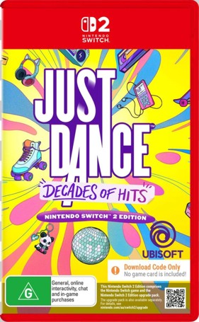 Just Dance: Decades of Hits (Code in Box) - Nintendo Switch 2
