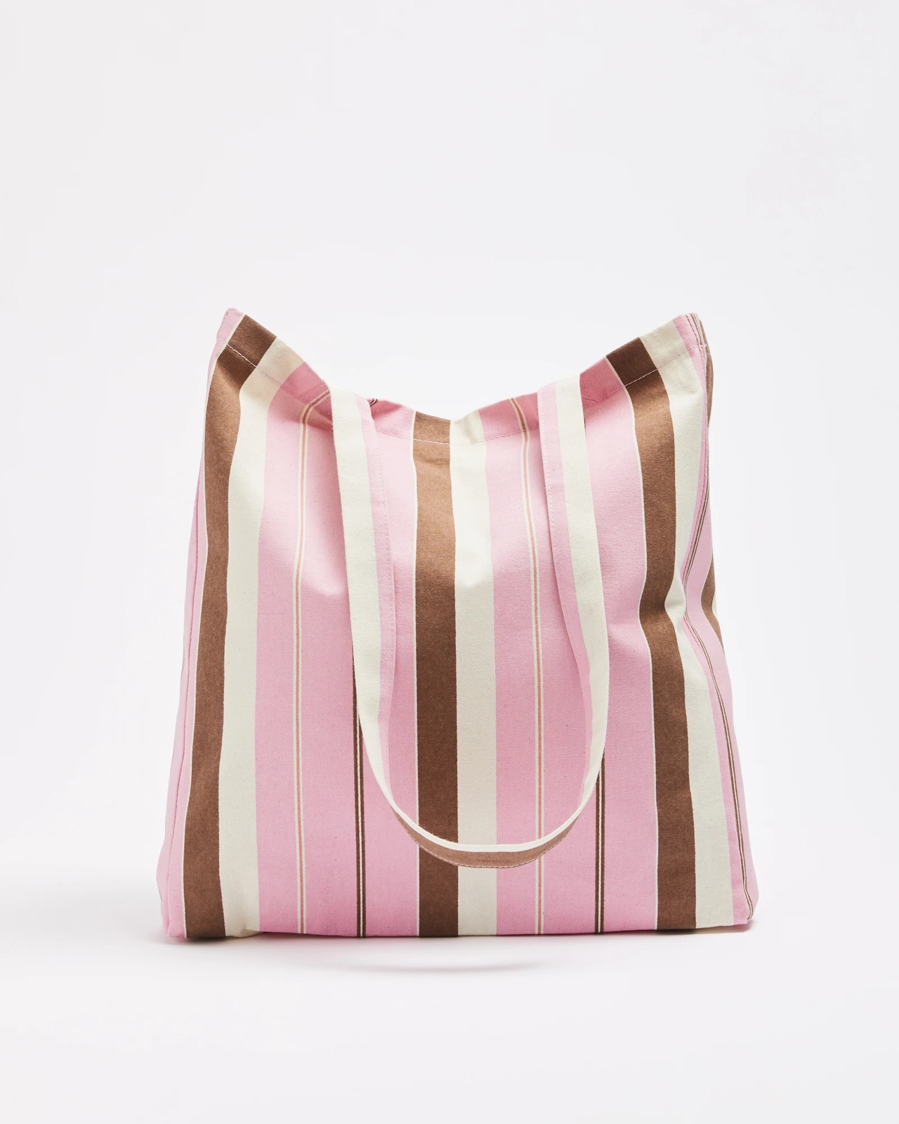 Canvas Shopper Tote Bag Multi Stripe Target Australia