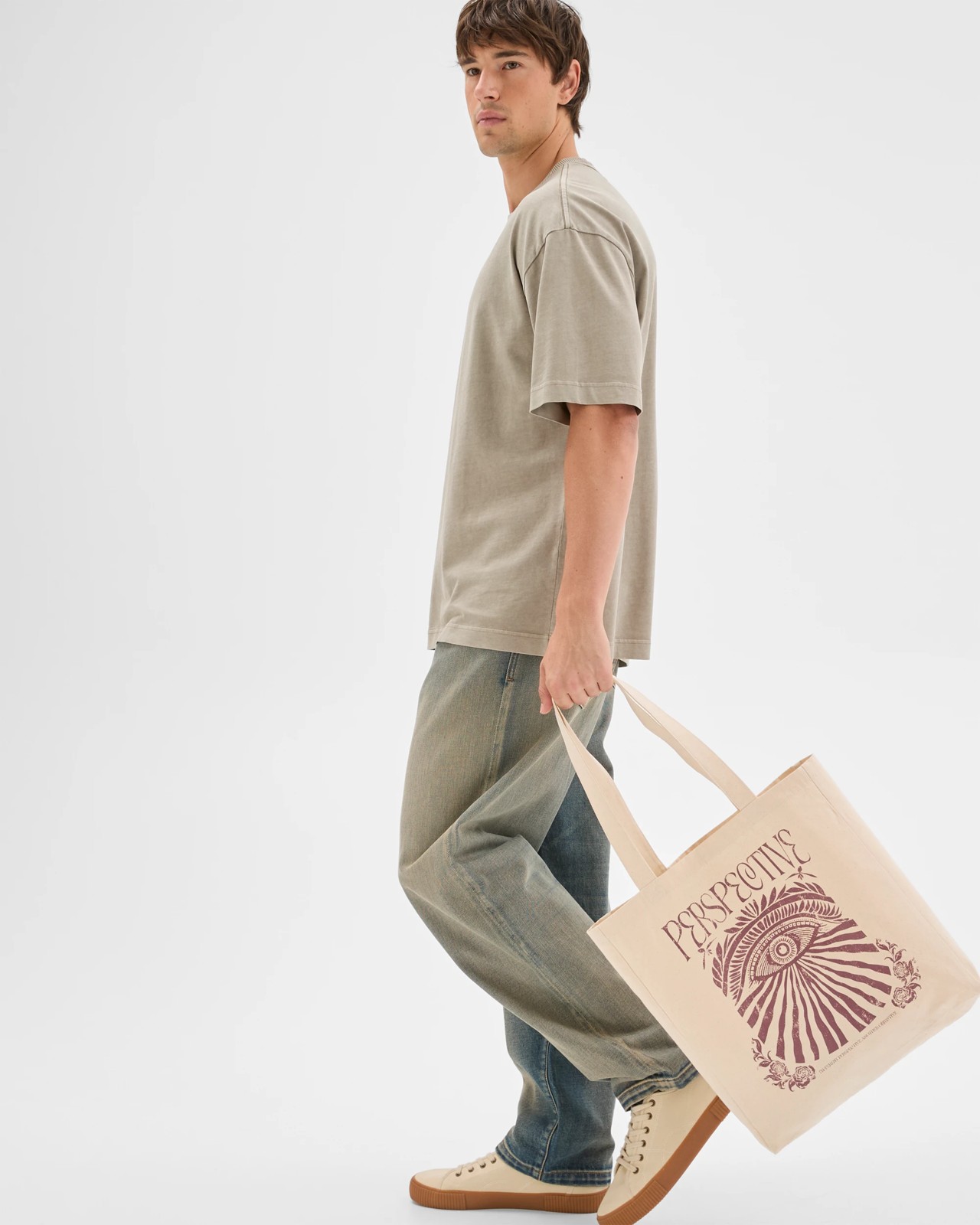 Commons Australian Cotton Boxy Heavyweight Core T-Shirt - Grey 5 of 6