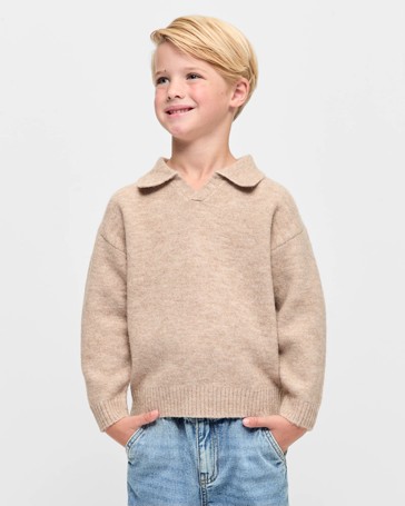 Knit Polo Top