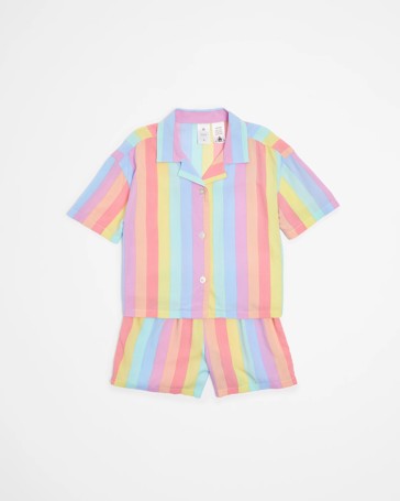 Rainbow Stripe Pyjama Set