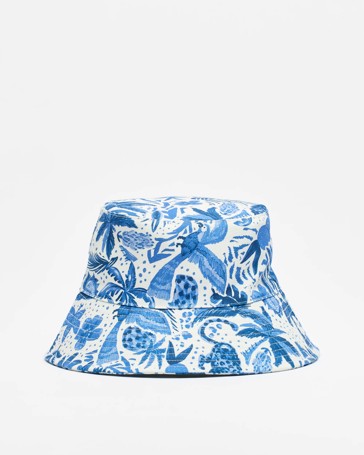 Tropical Print Bucket Hat