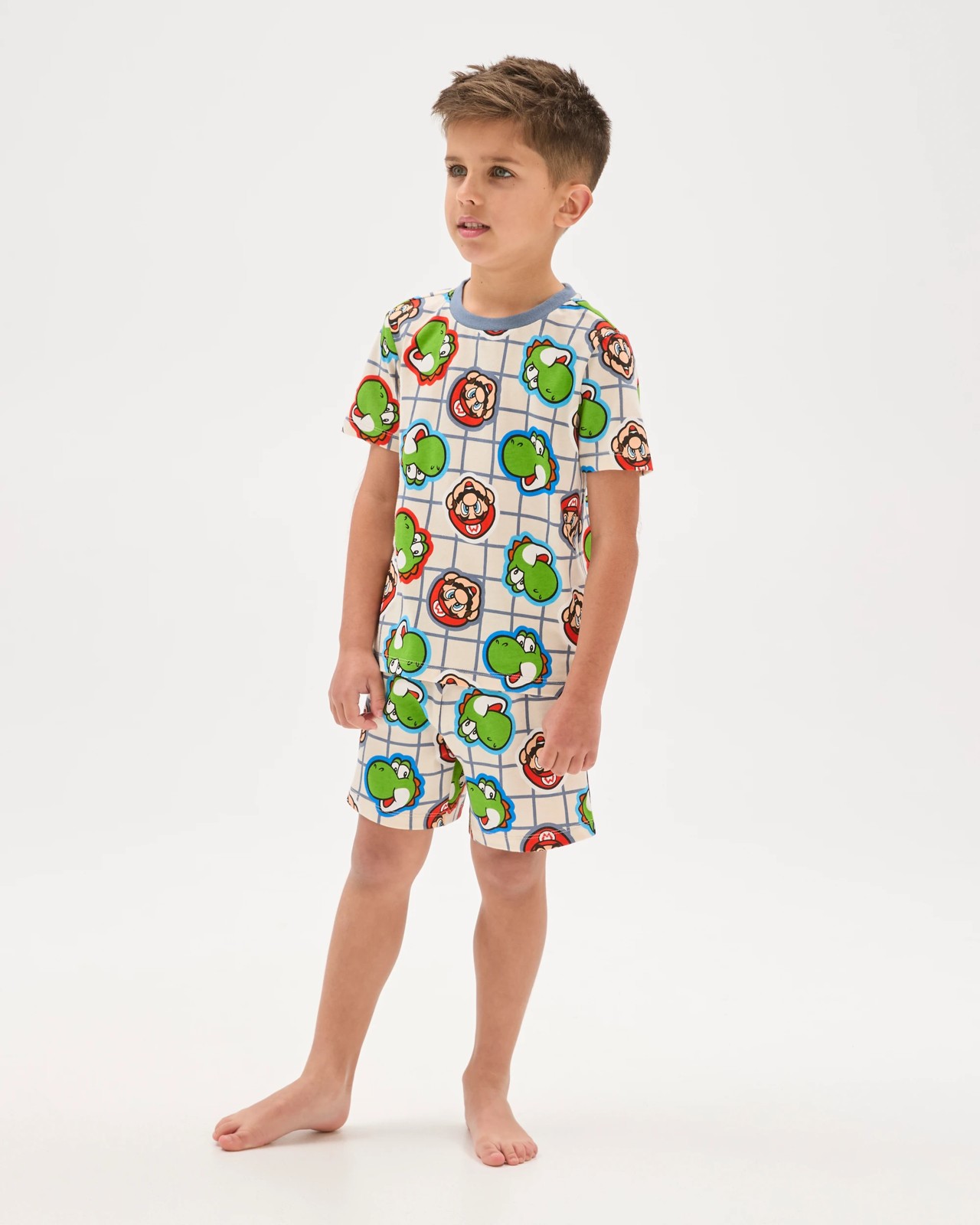 Super Mario Australian Cotton Jersey 2 Pack Younger Boys Pyjama Set 3 of 6