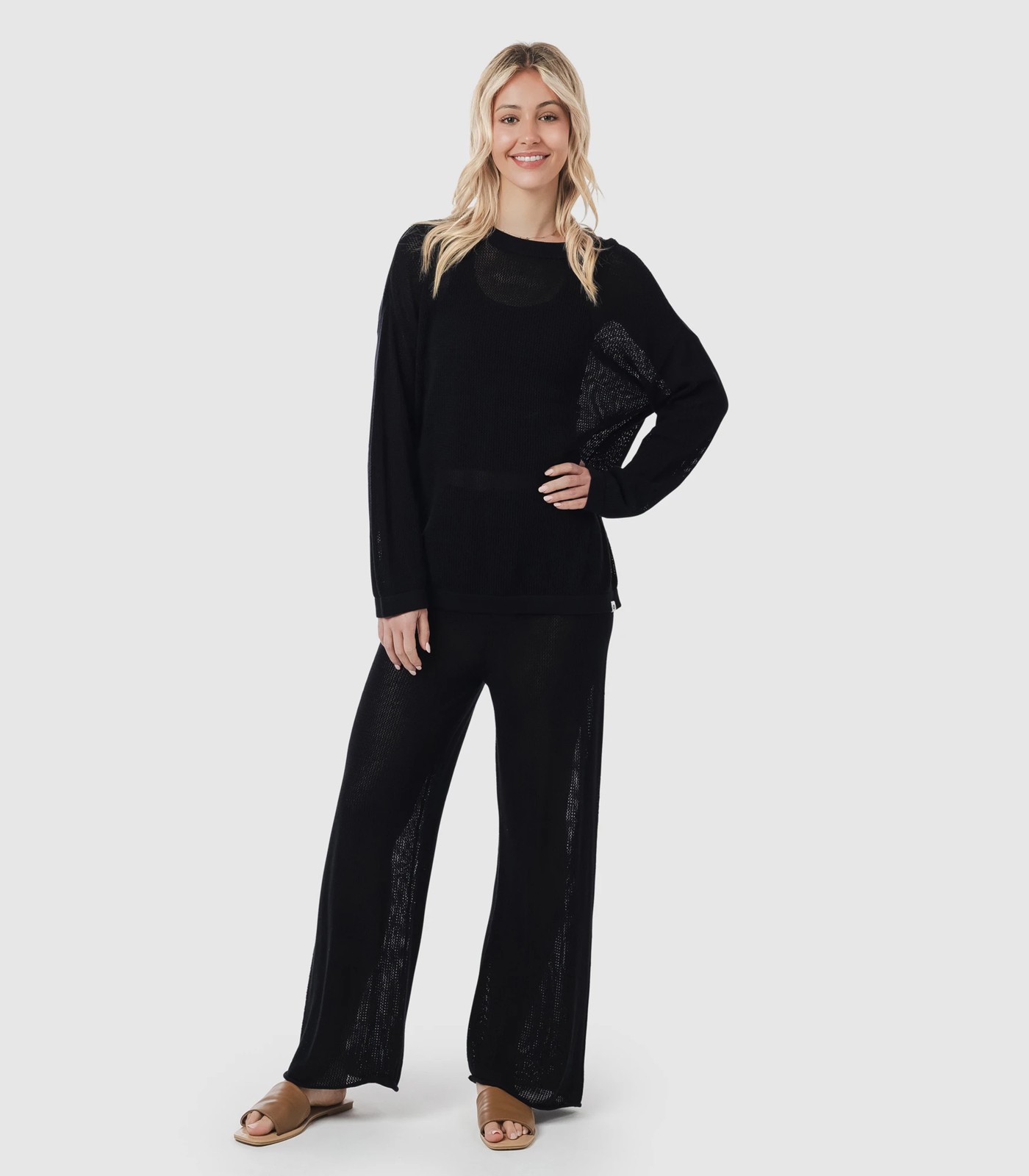 Knit Fashion Pants - Piping Hot 5 of 5