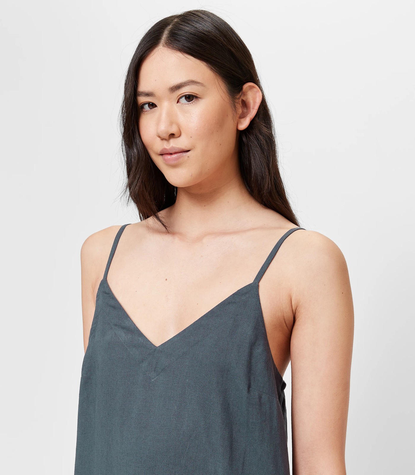 Linen Blend Sleep Cami Nightdress