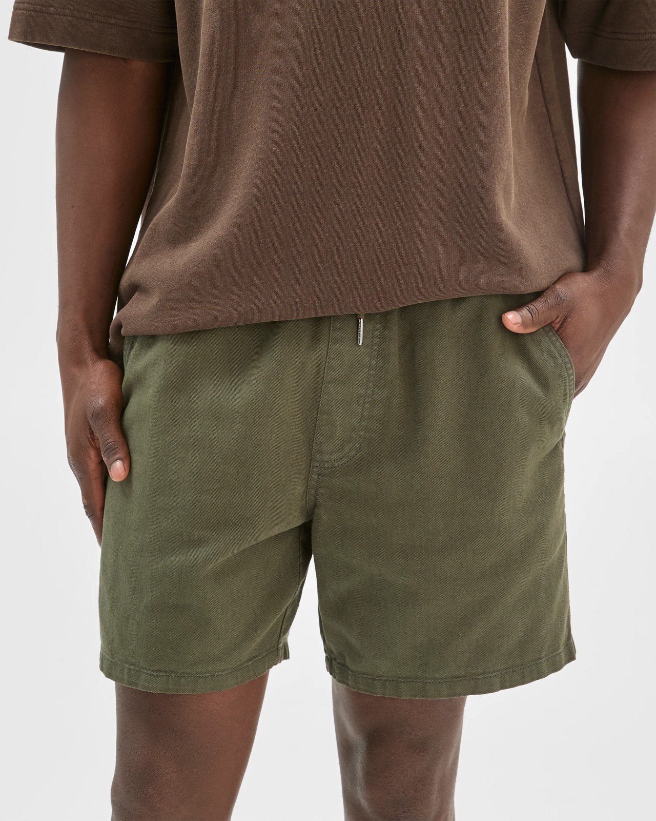 Commons Australian Cotton Twill Volley Shorts - Forest Green 6 of 6