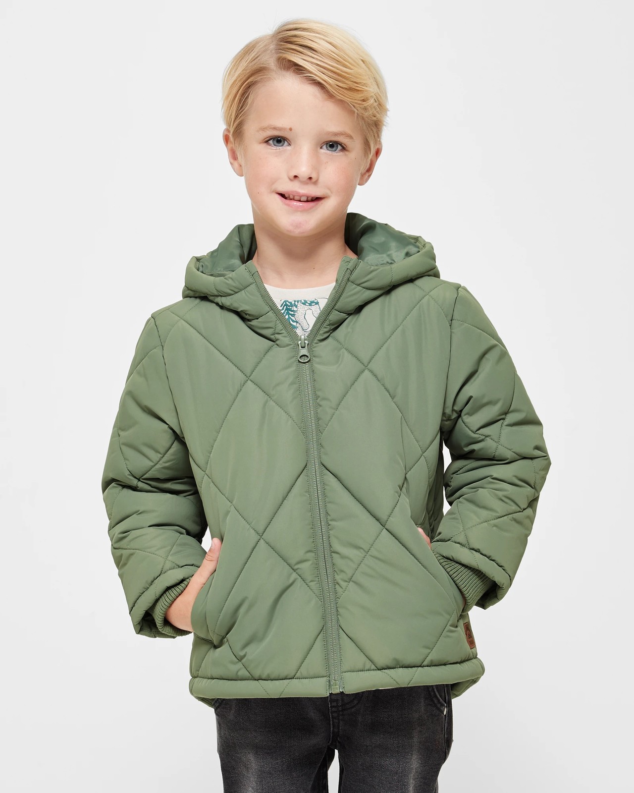 Puffer Diamond Quilt Jacket | Target Australia