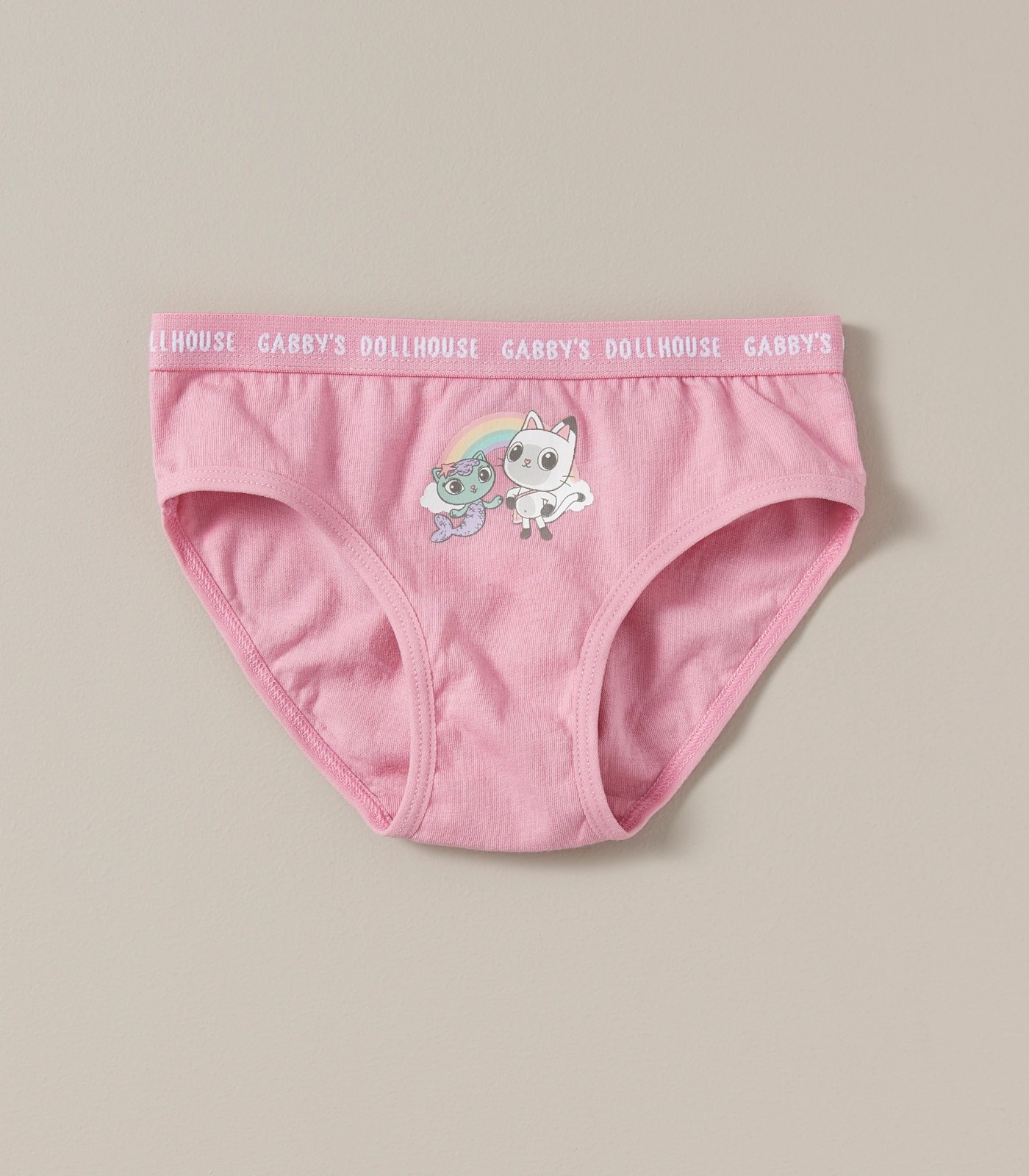 Girls 4-8 Gabby's Dollhouse 7-Pack Cotton Briefs