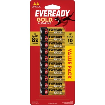 Eveready Gold AA A91 - 20 Pack