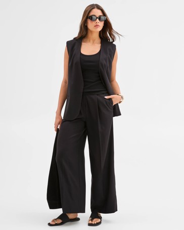 Lily Loves Wide Leg Buckle Pants