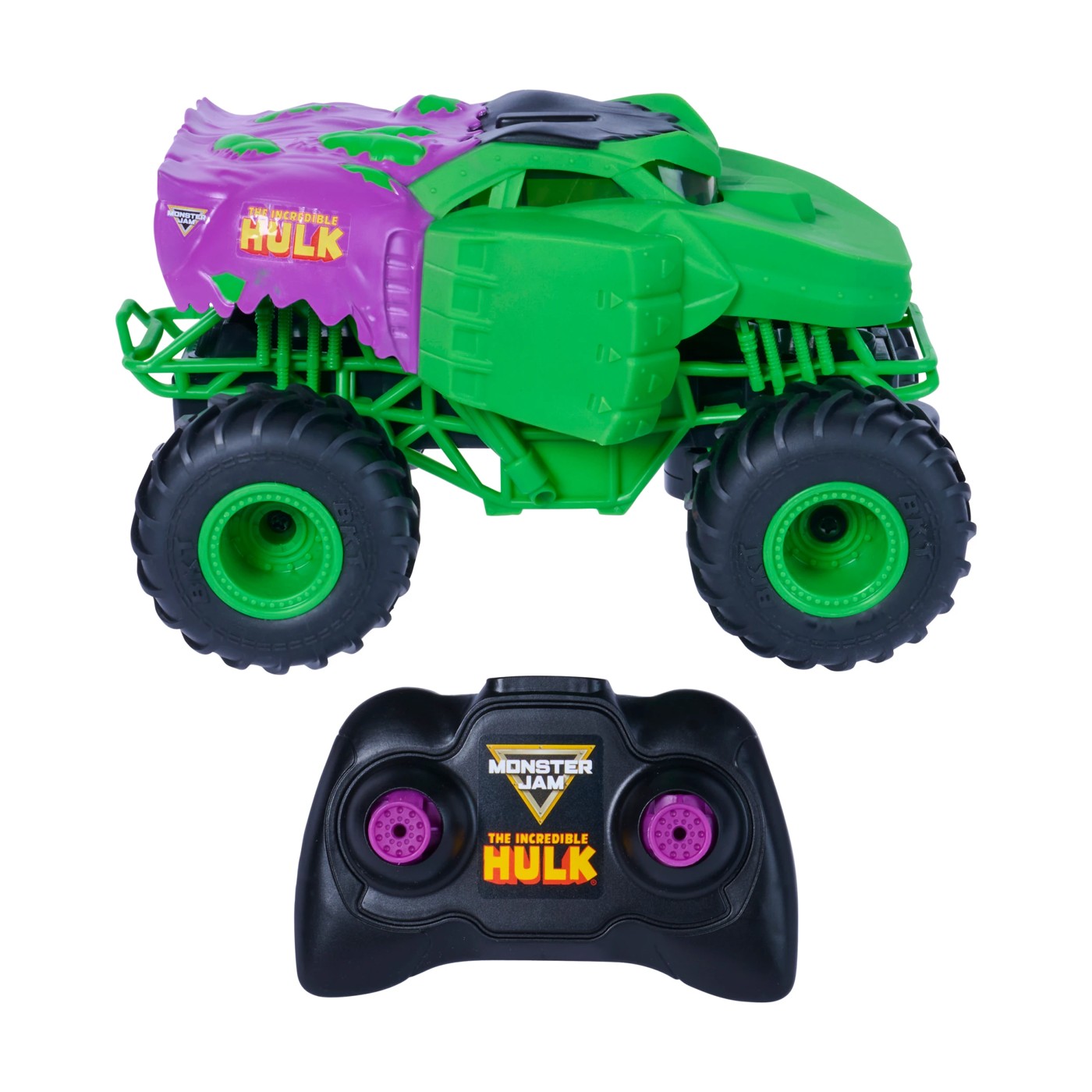 Monster Jam Marvel The Incredible Hulk RC Monster Truck 3 of 6