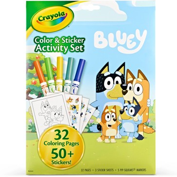 Crayola Bluey Color & Sticker Activity Set