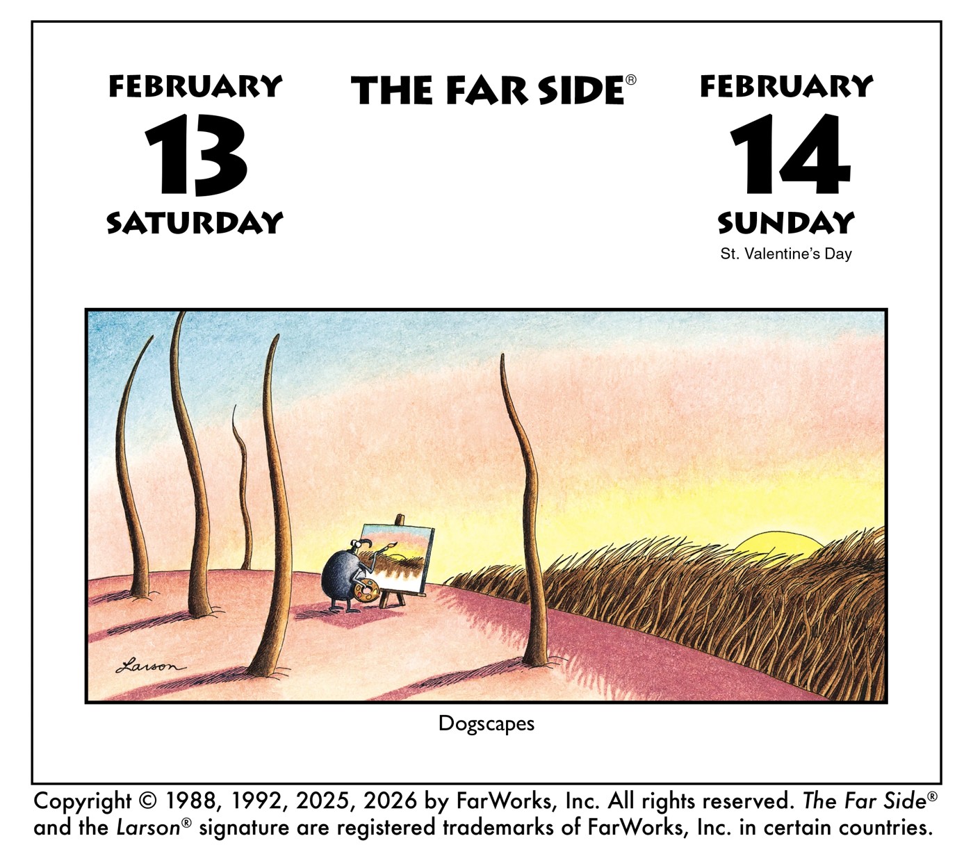 The Far Side Off-the-Wall 2027 Calendar by Gary Larson 2 of 3